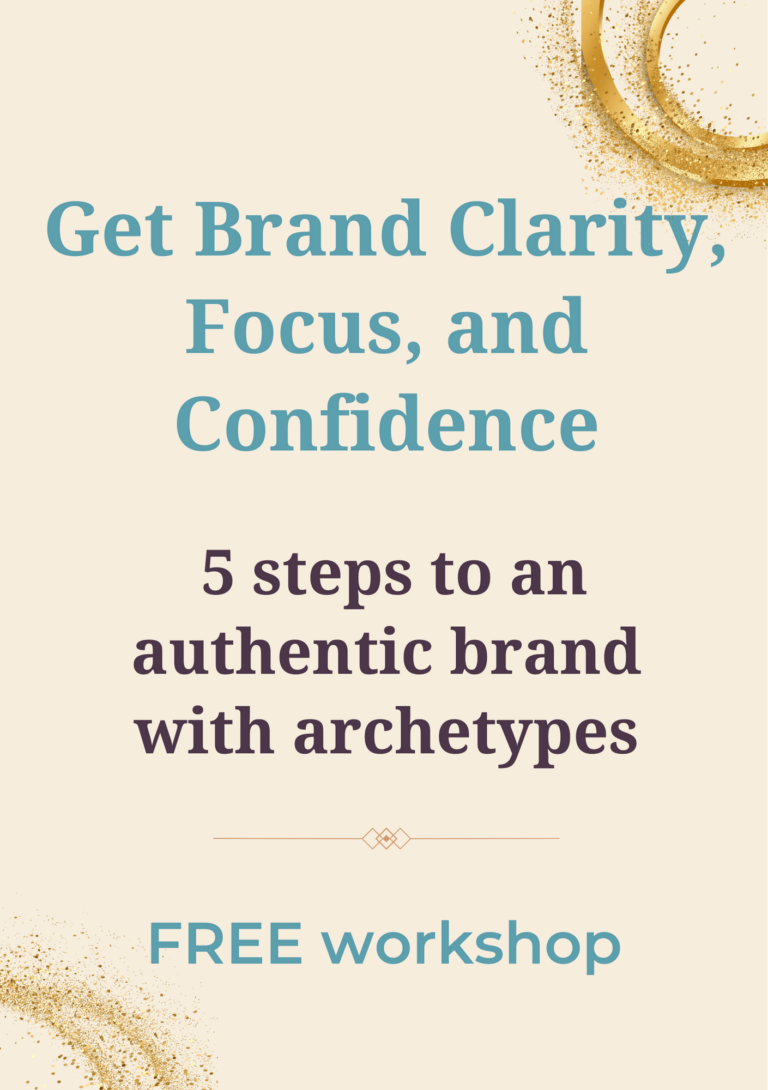 On-demand workshop 5 steps to an authentic brand with archetypes by Monika de Neef, founder and owner of Authentic in Business